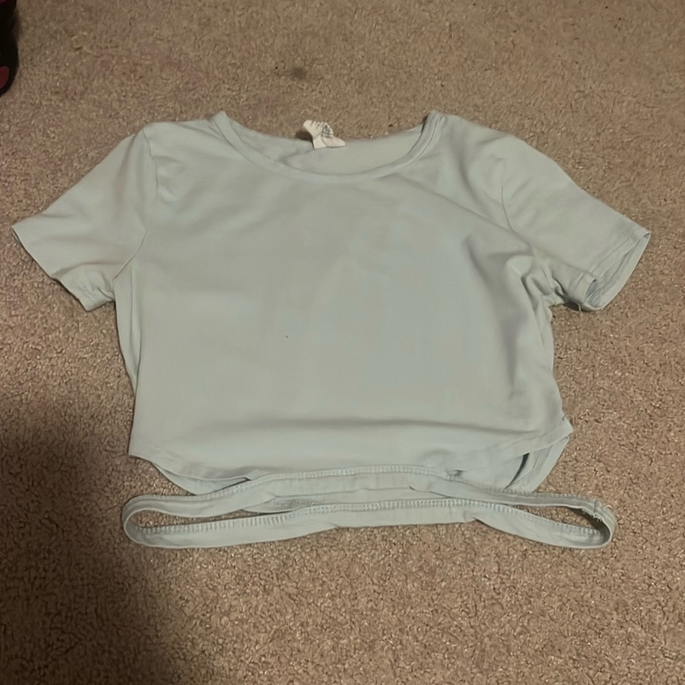 tilly's blue cutout top